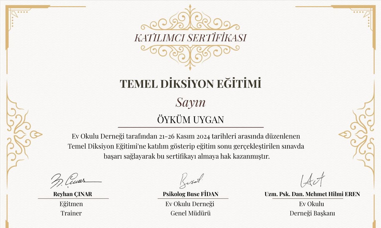 Çalışma ortamı 6