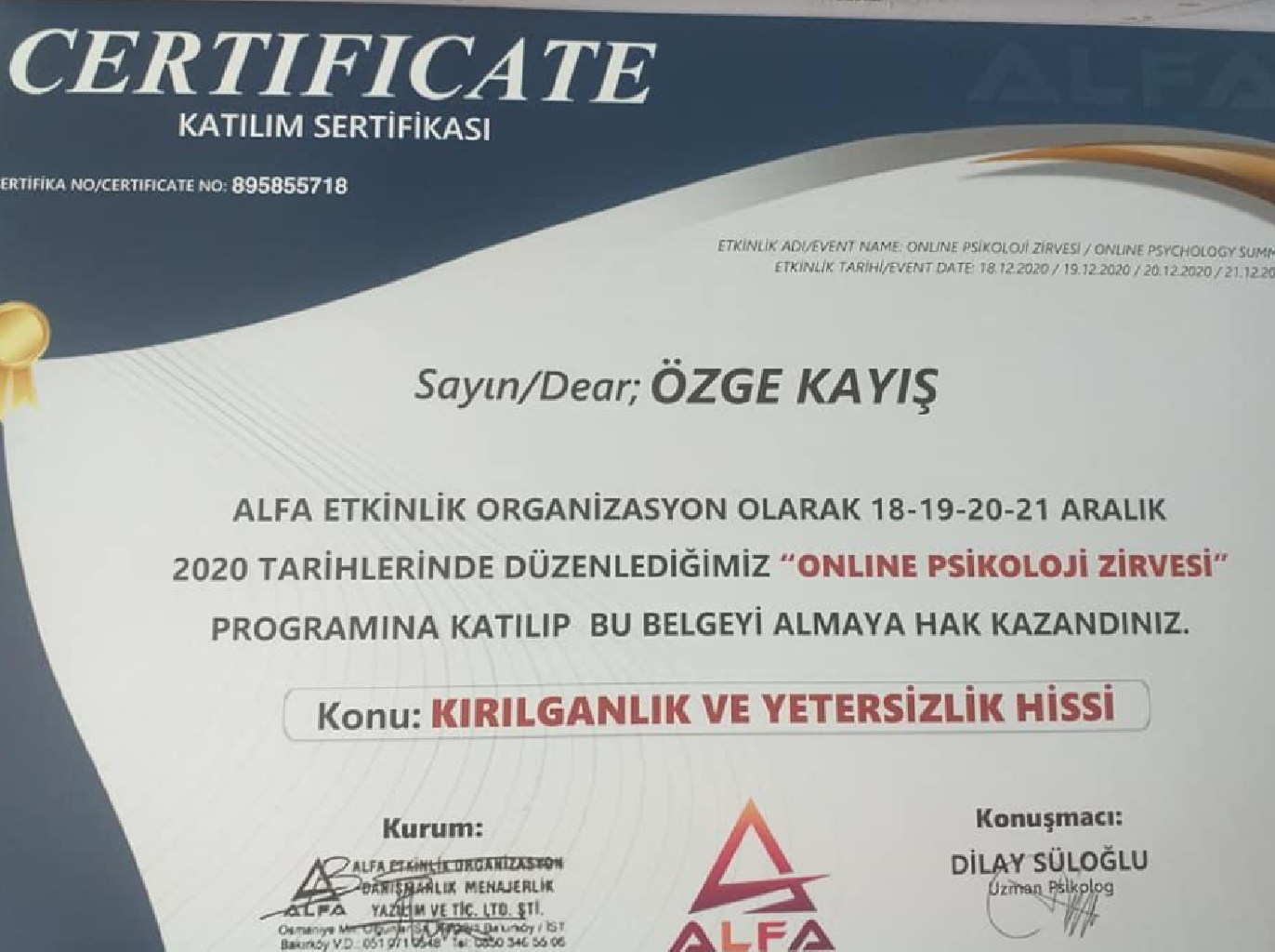 Çalışma ortamı 6