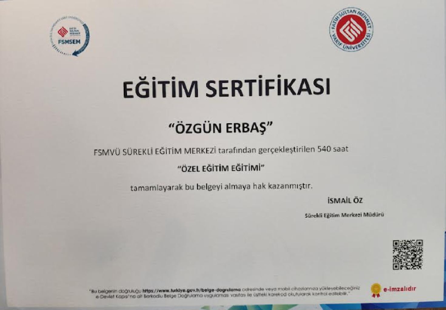Çalışma ortamı 1