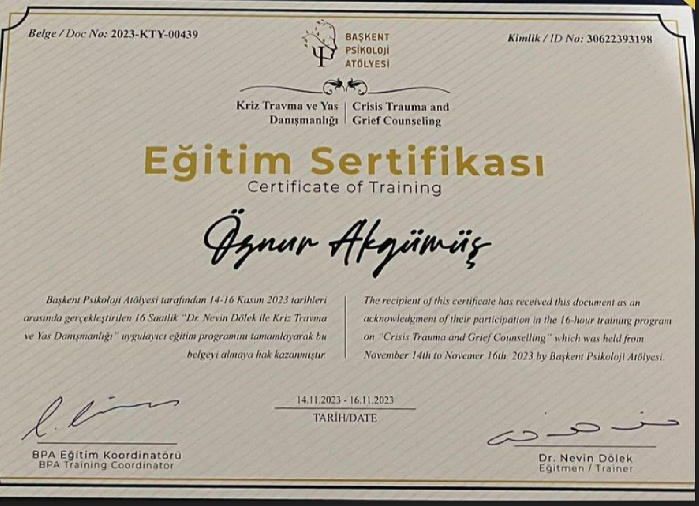 Çalışma ortamı 1