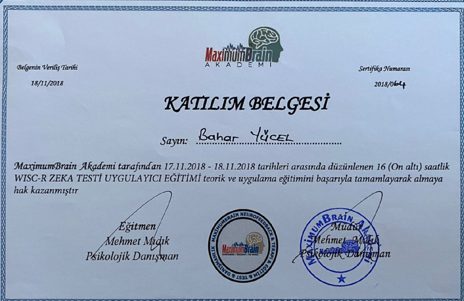 Çalışma ortamı 1