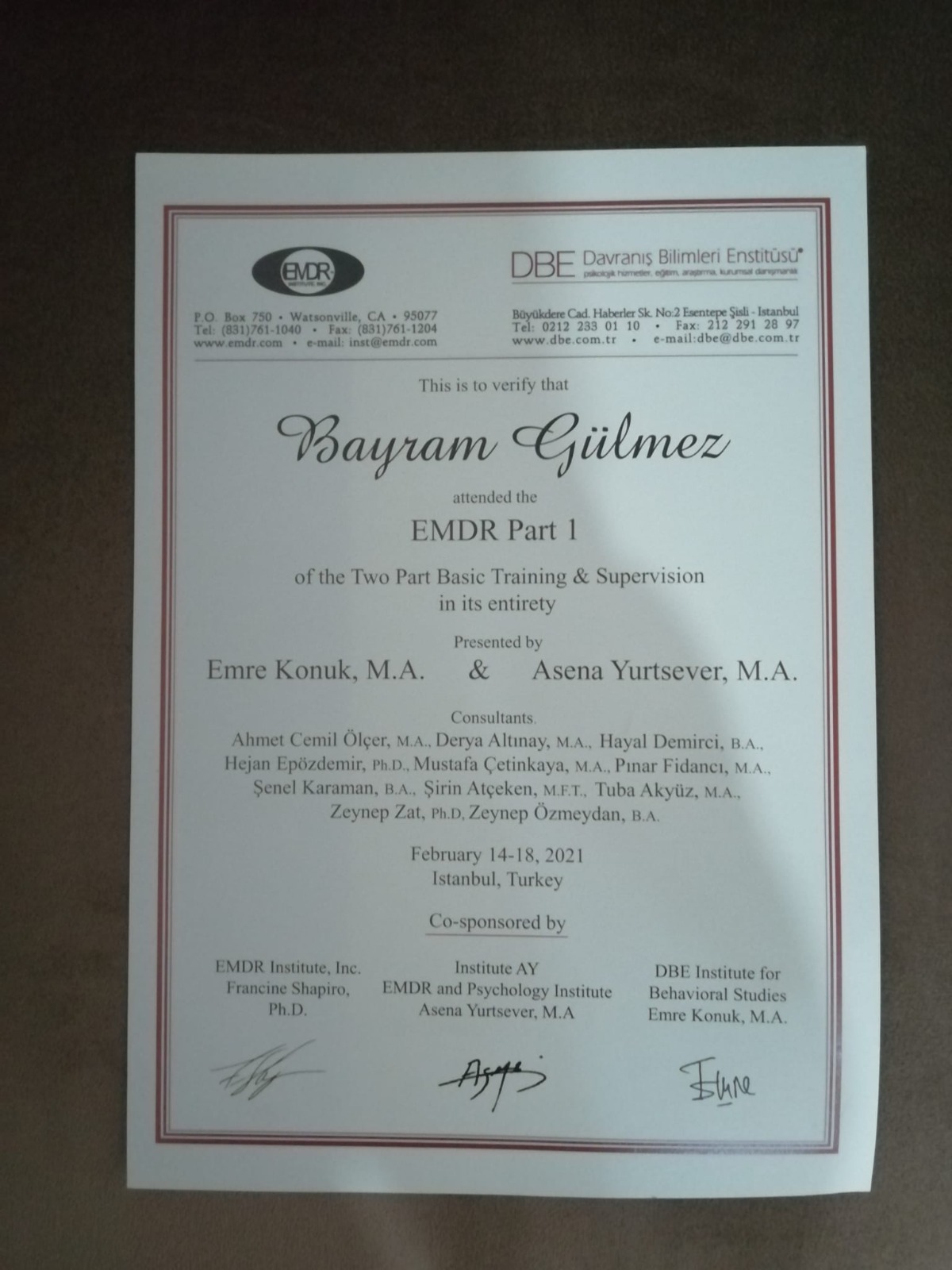 Çalışma ortamı 5