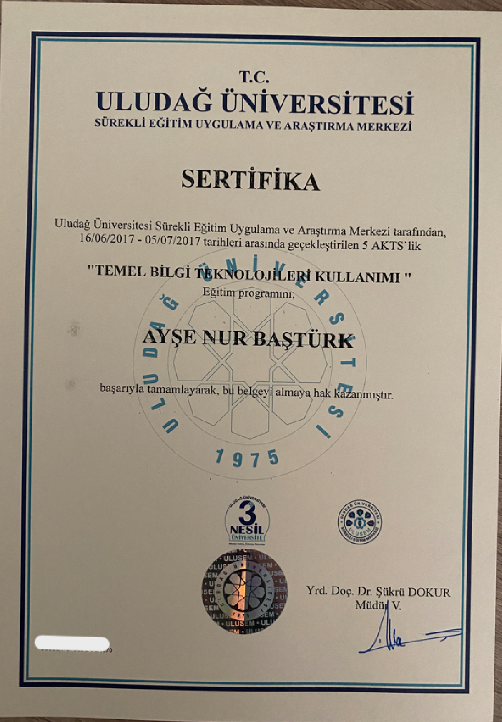 Çalışma ortamı 3