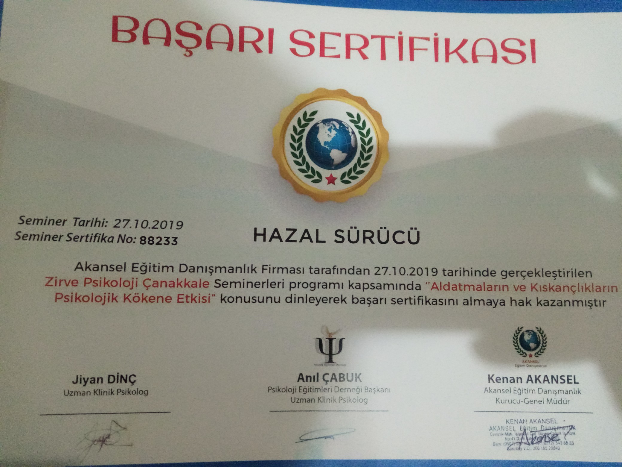 Çalışma ortamı 6