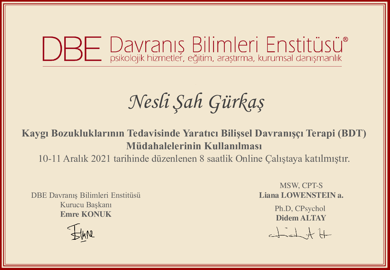 Çalışma ortamı 6