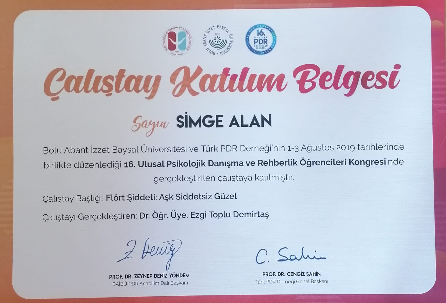 Çalışma ortamı 5