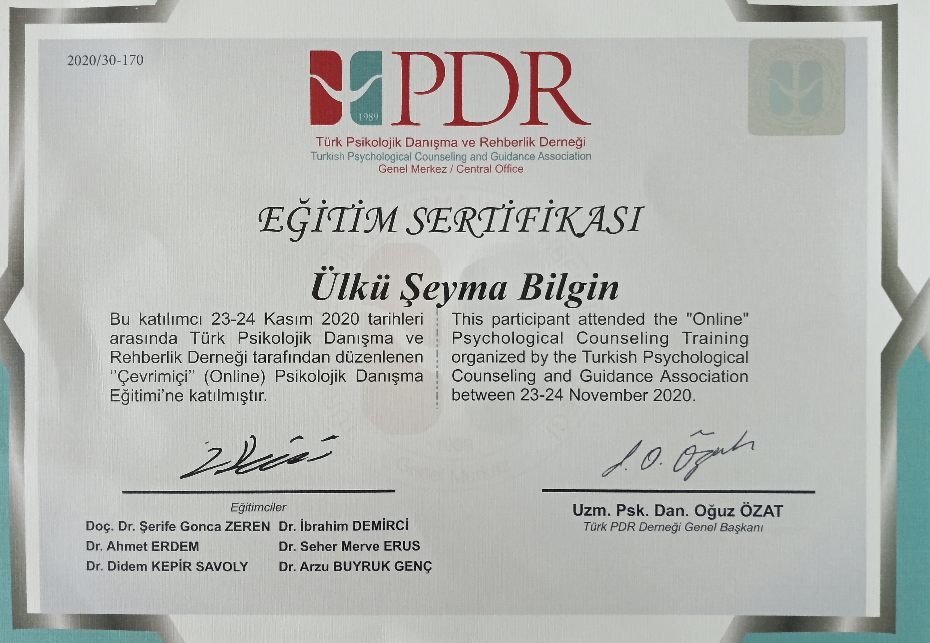 Çalışma ortamı 6