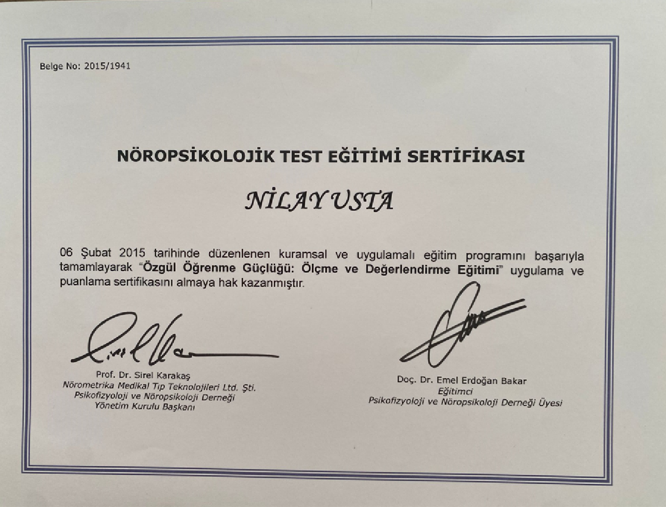 Çalışma ortamı 1