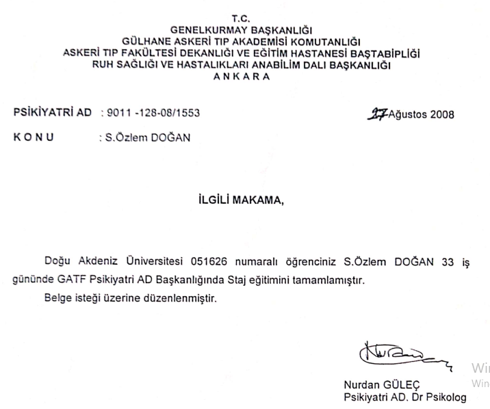 Çalışma ortamı 1