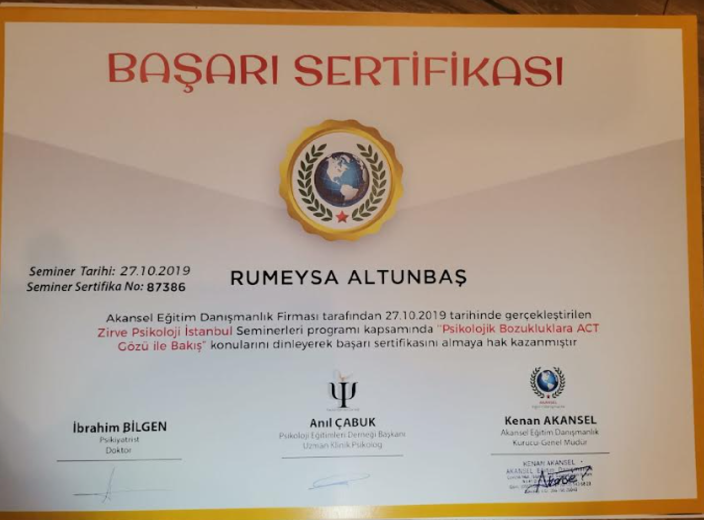 Çalışma ortamı 1