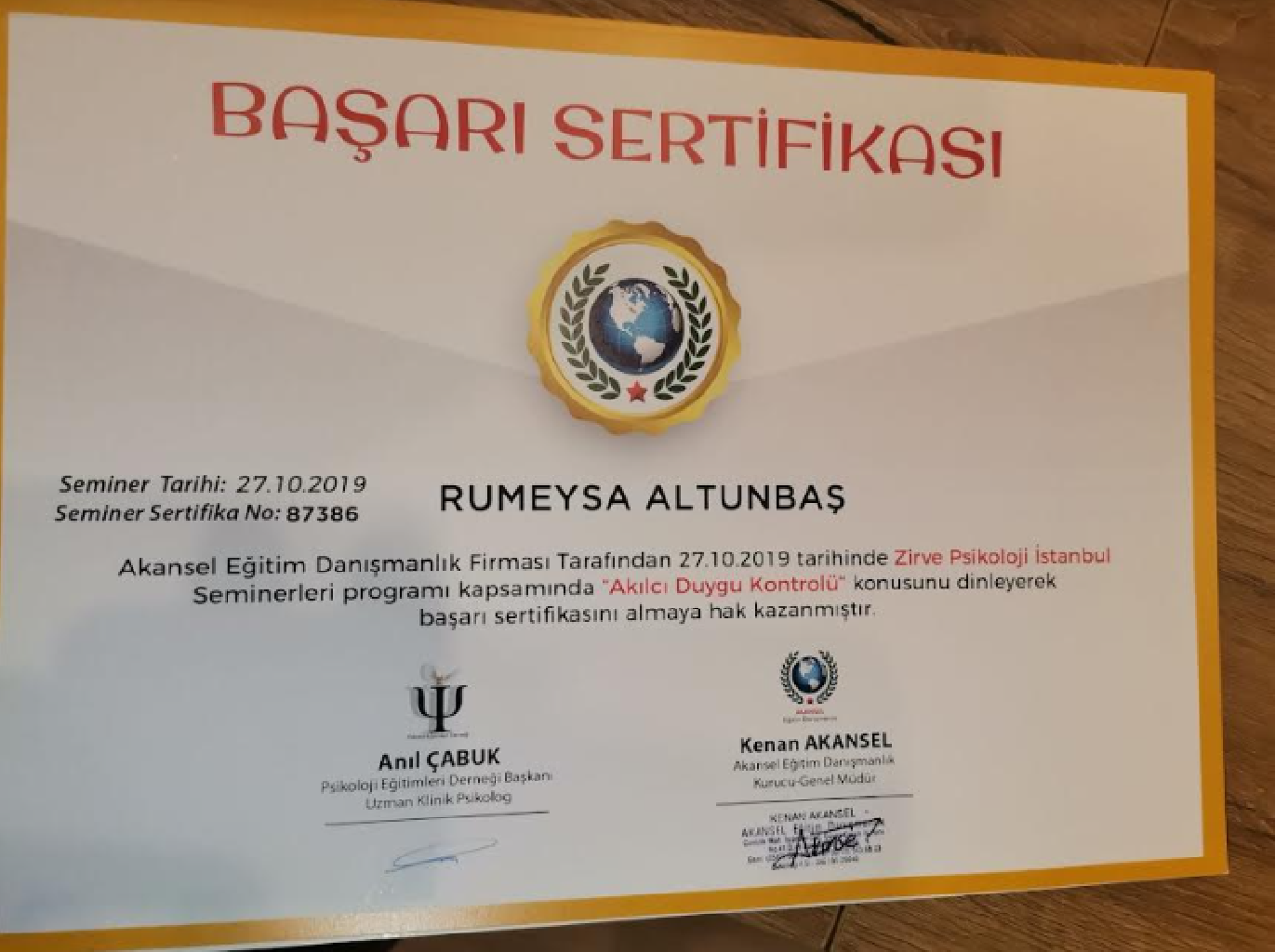Çalışma ortamı 3