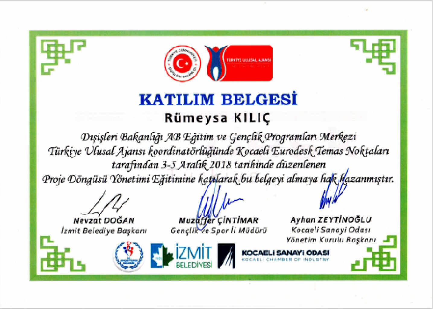 Çalışma ortamı 5