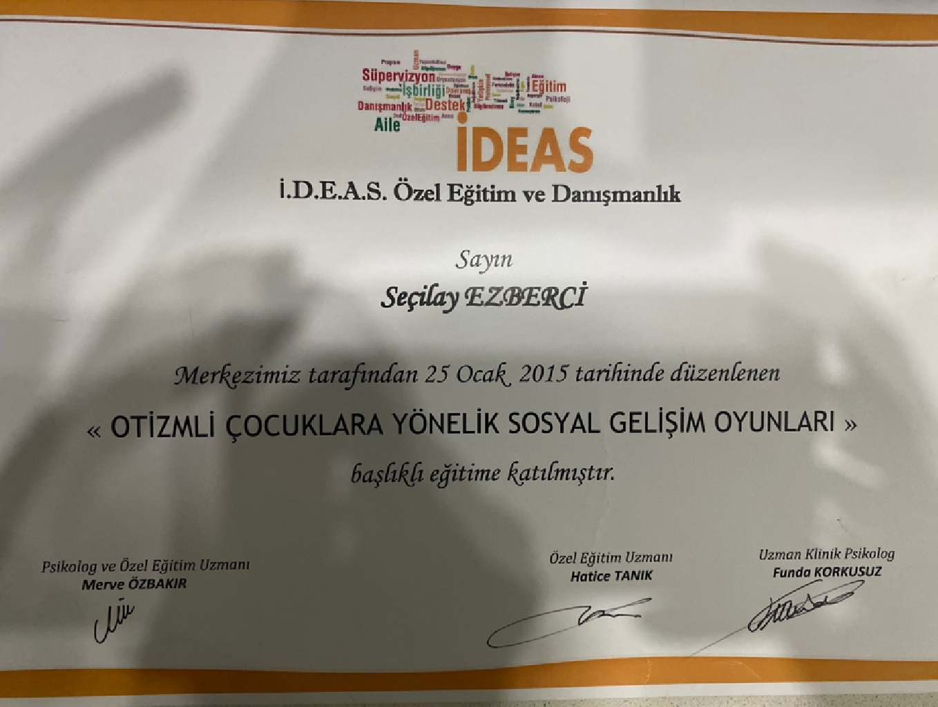 Çalışma ortamı 3