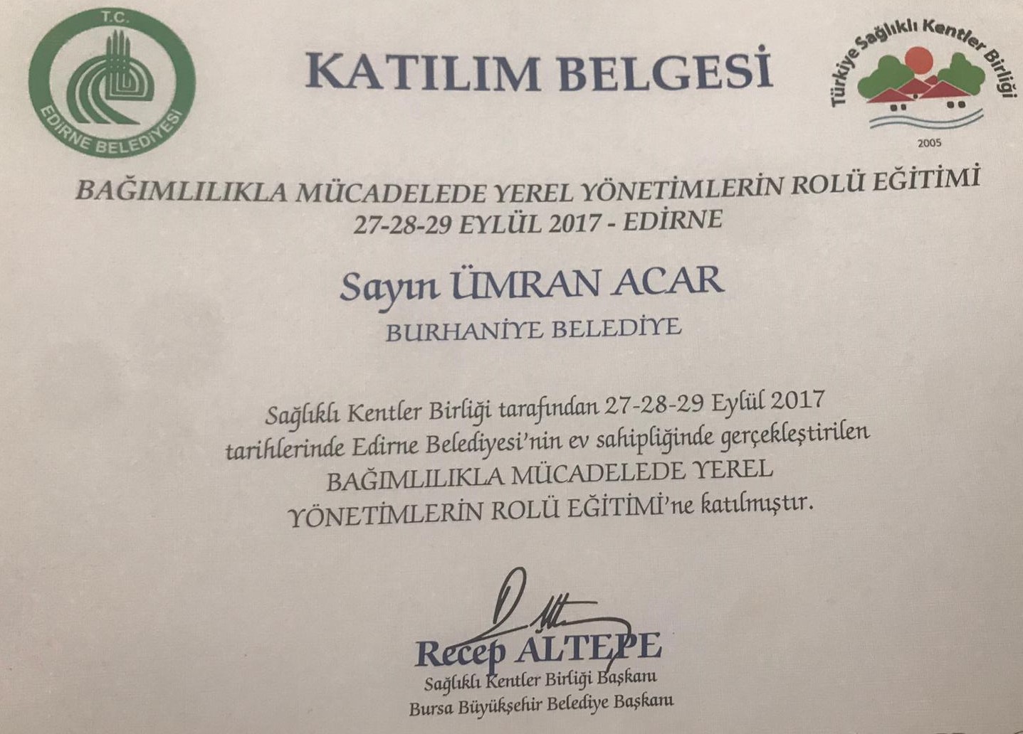 Çalışma ortamı 1