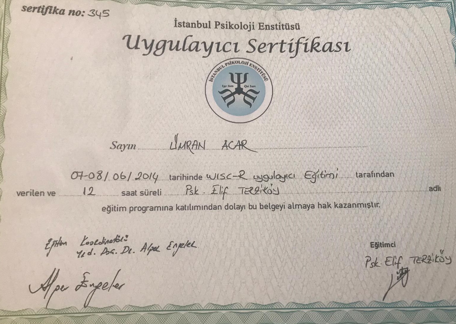 Çalışma ortamı 6