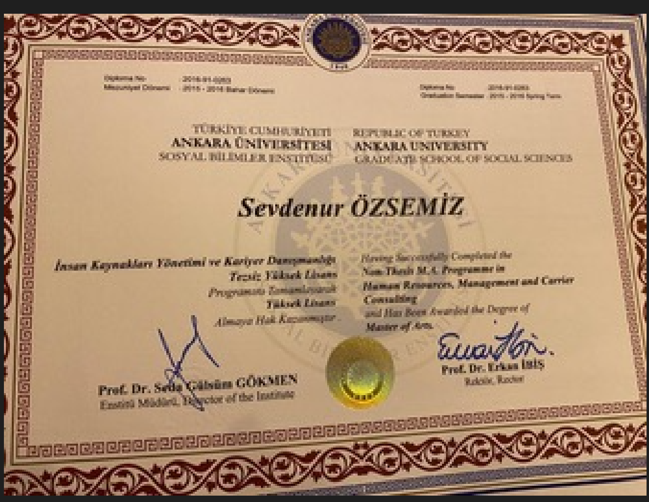 Çalışma ortamı 6