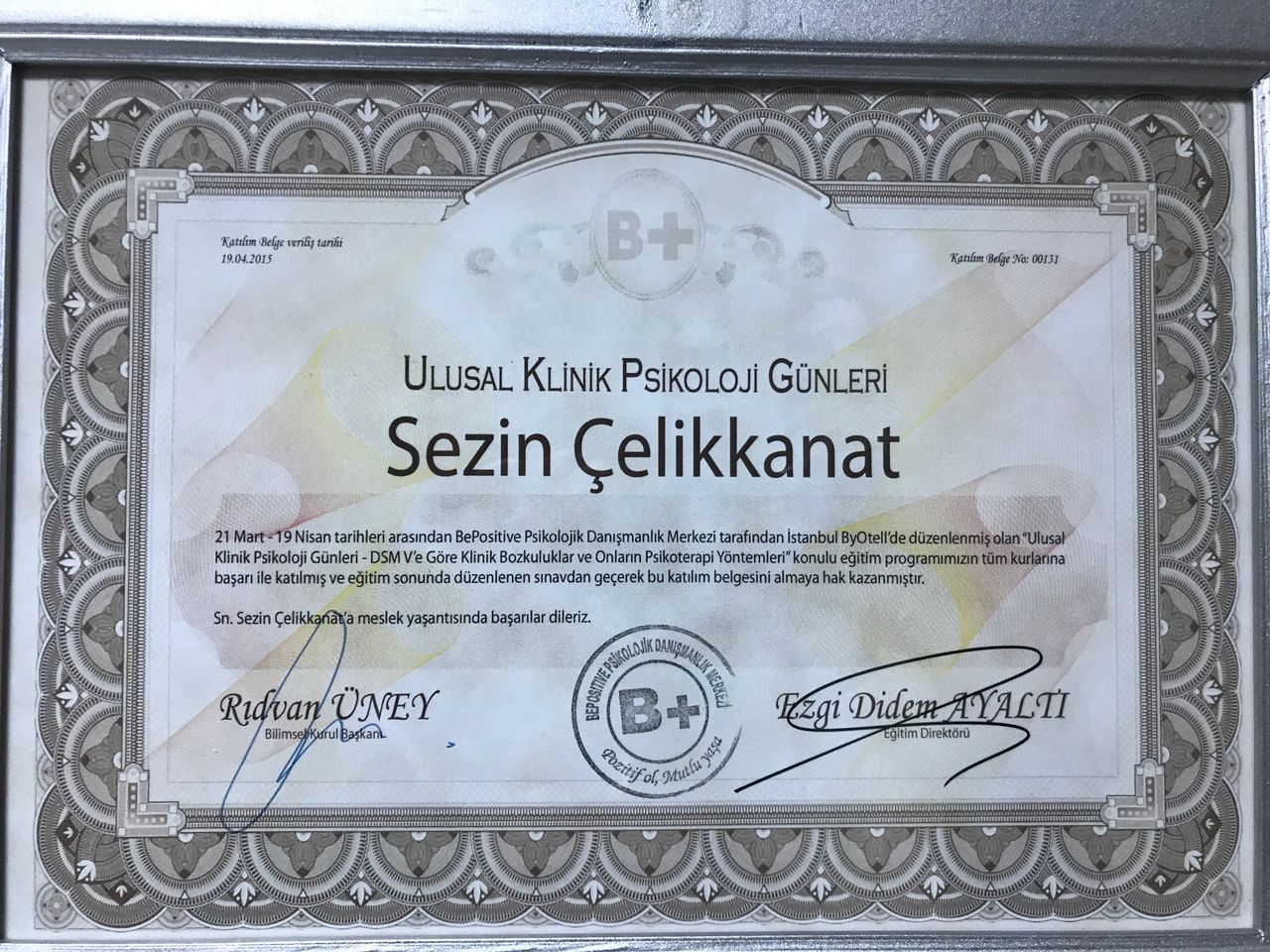 Çalışma ortamı 5