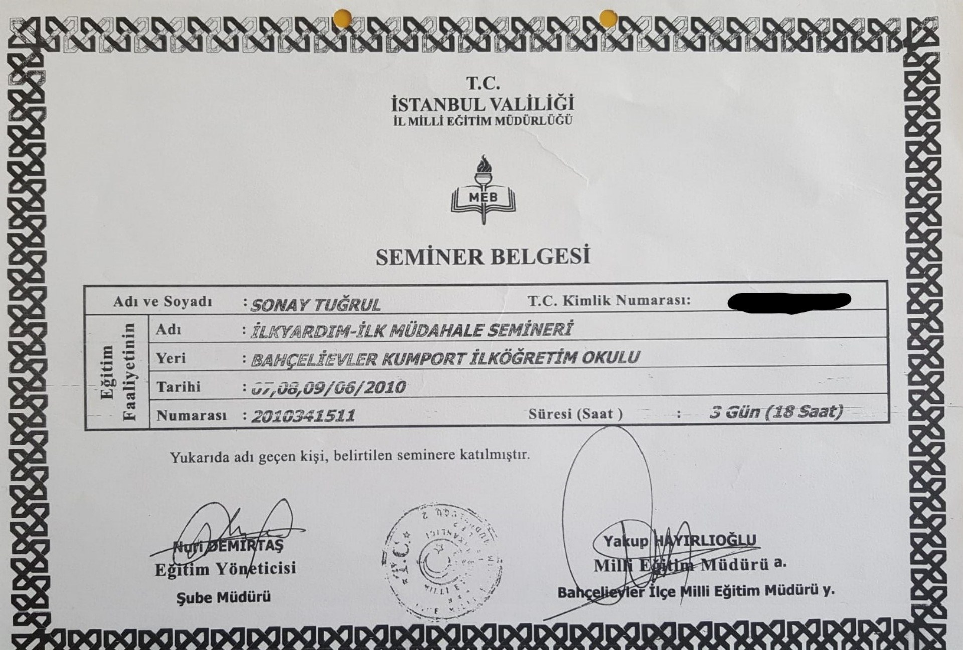 Çalışma ortamı 5