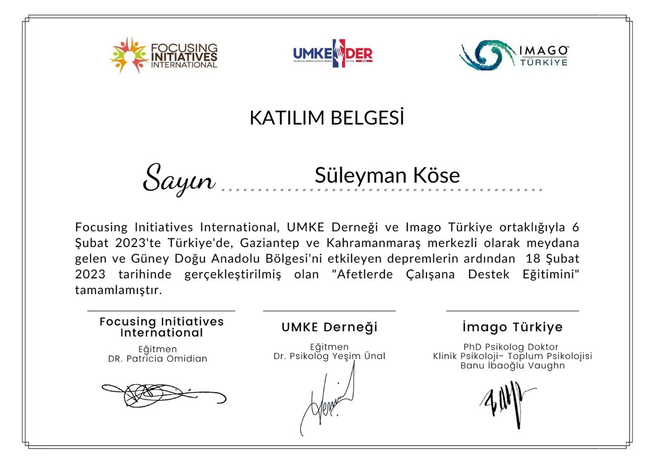 Çalışma ortamı 3