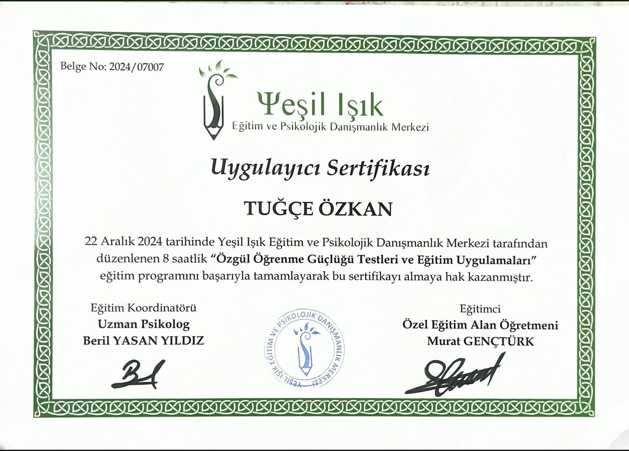 Çalışma ortamı 1