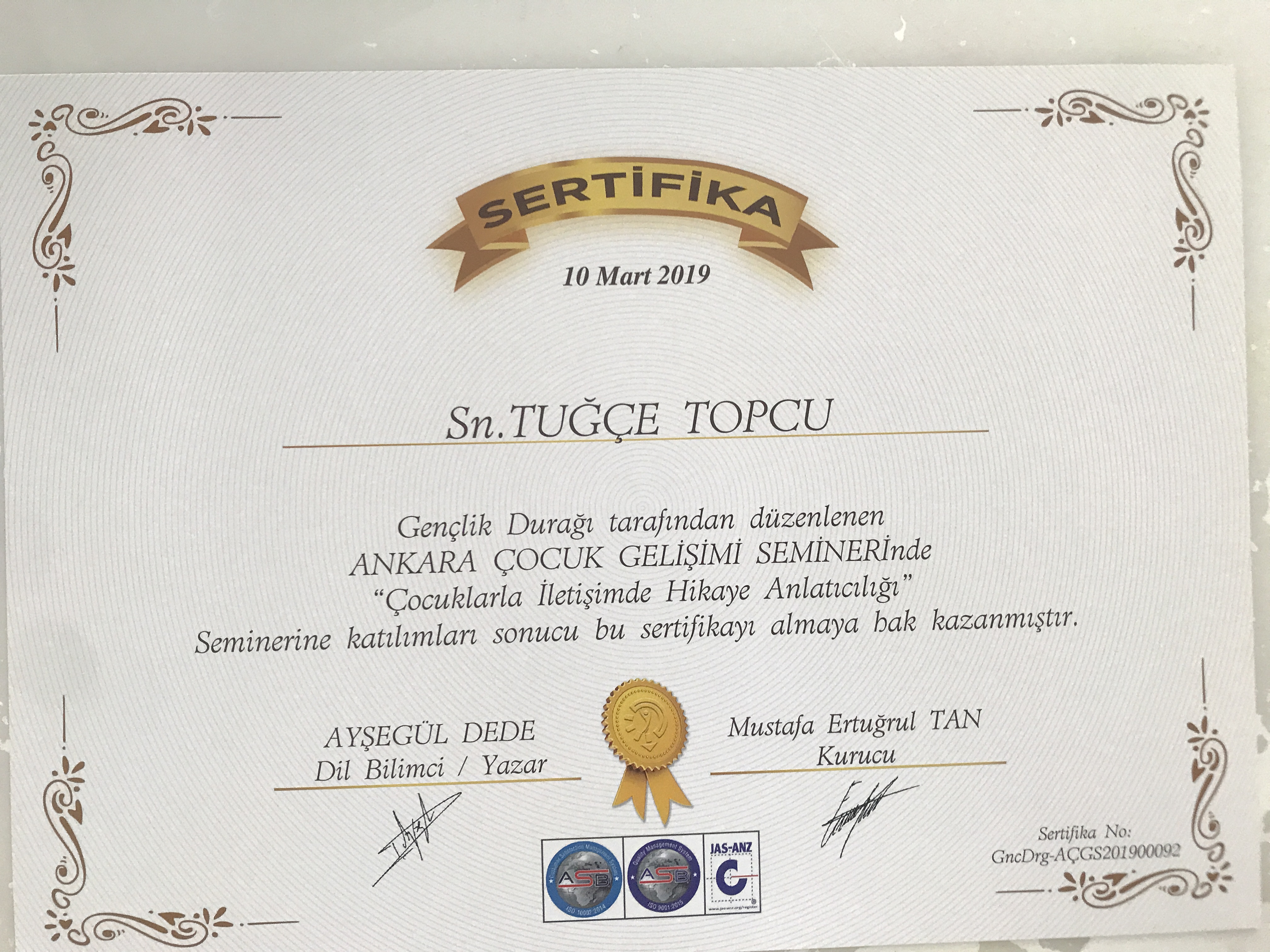 Çalışma ortamı 6