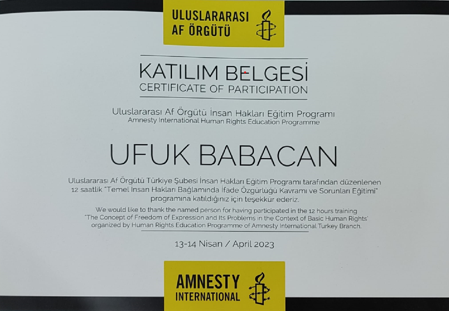 Çalışma ortamı 1