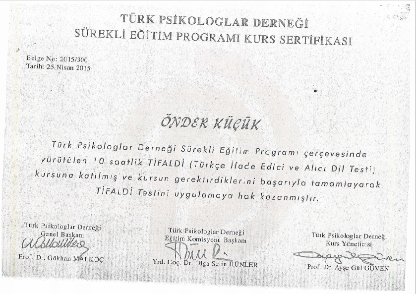Çalışma ortamı 6