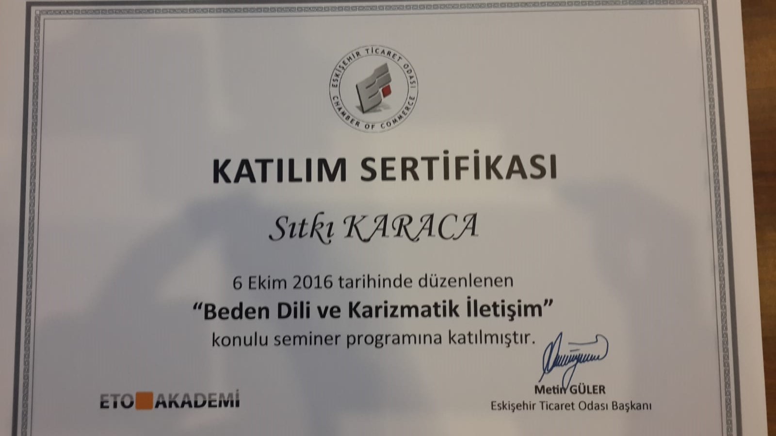 Çalışma ortamı 6