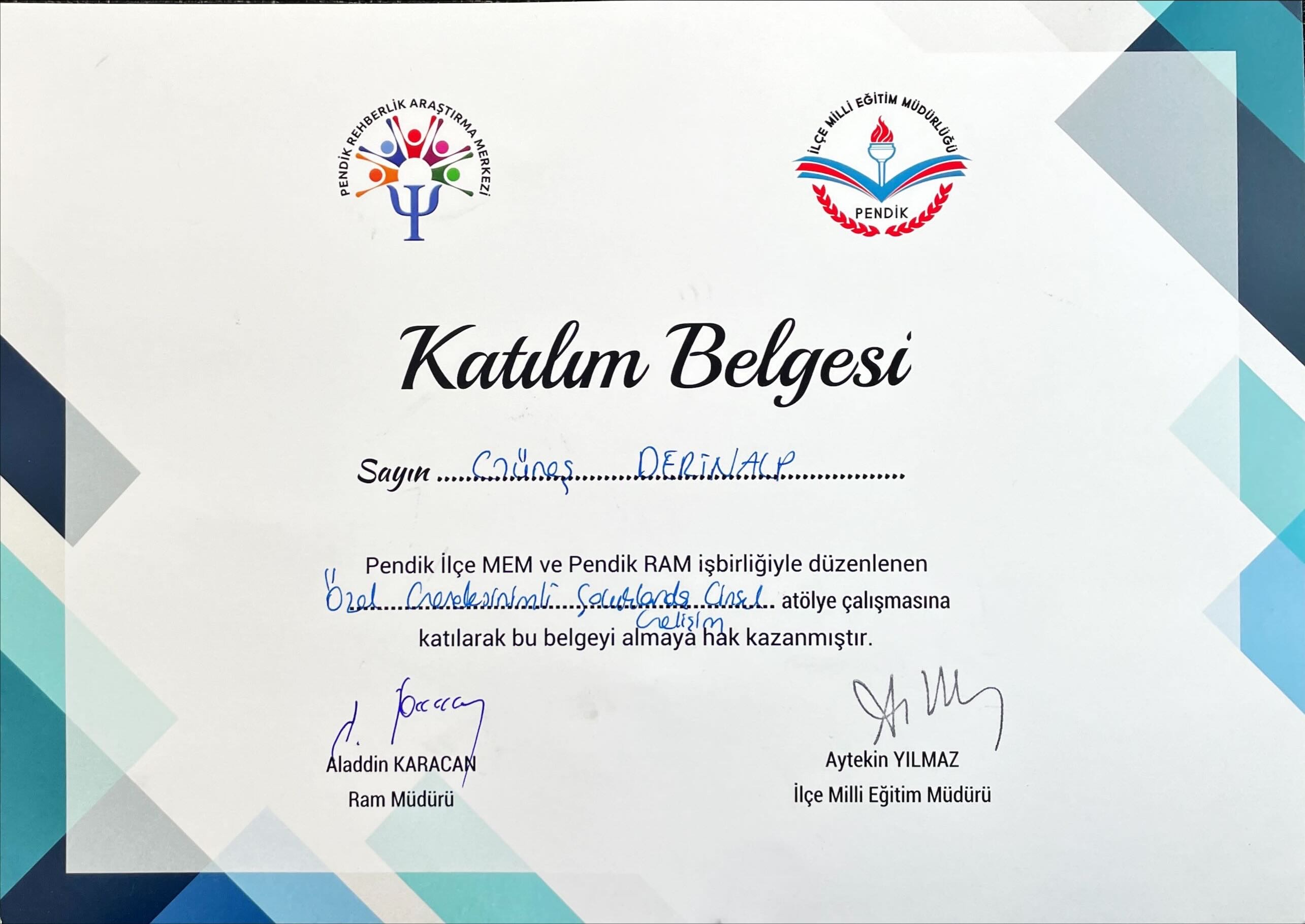 Çalışma ortamı 5