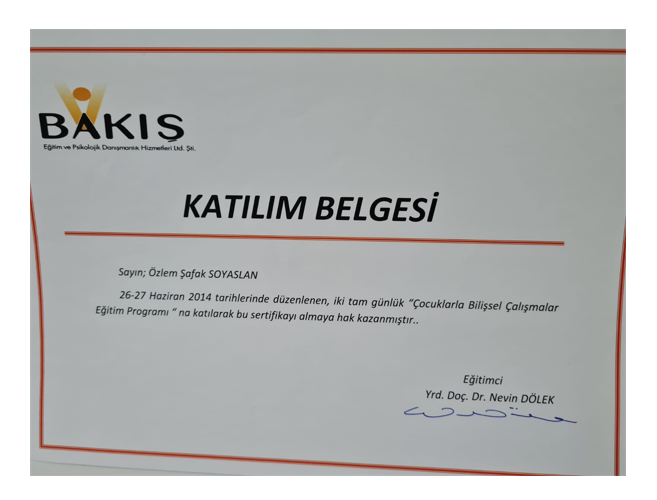 Çalışma ortamı 6