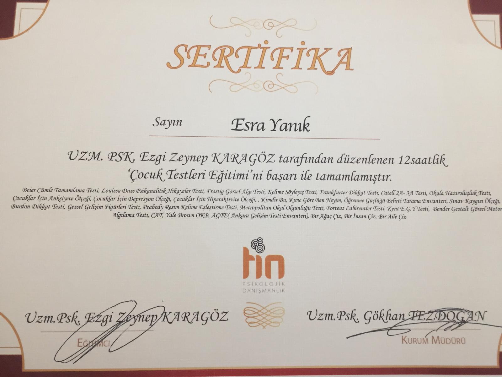 Çalışma ortamı 1