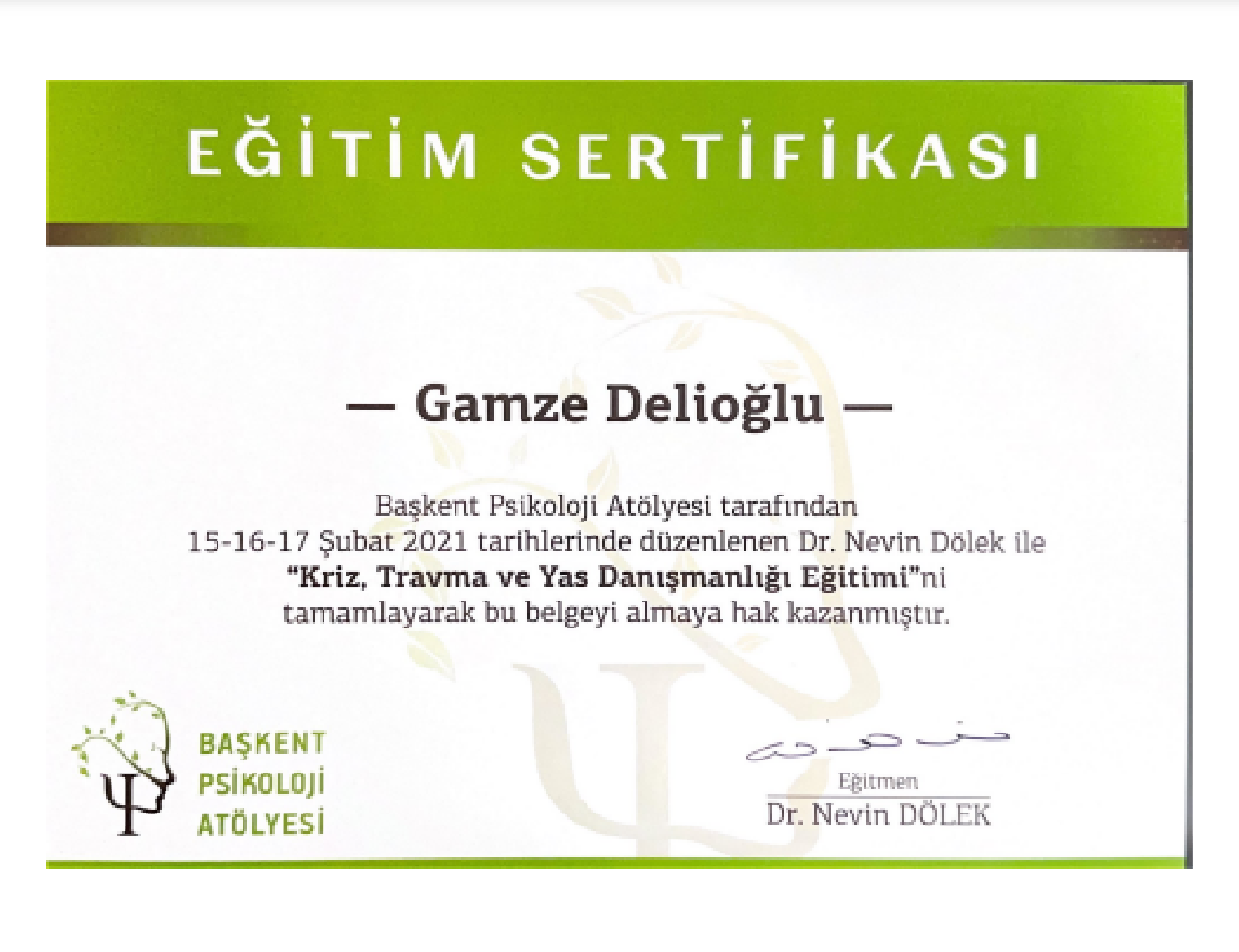 Çalışma ortamı 6