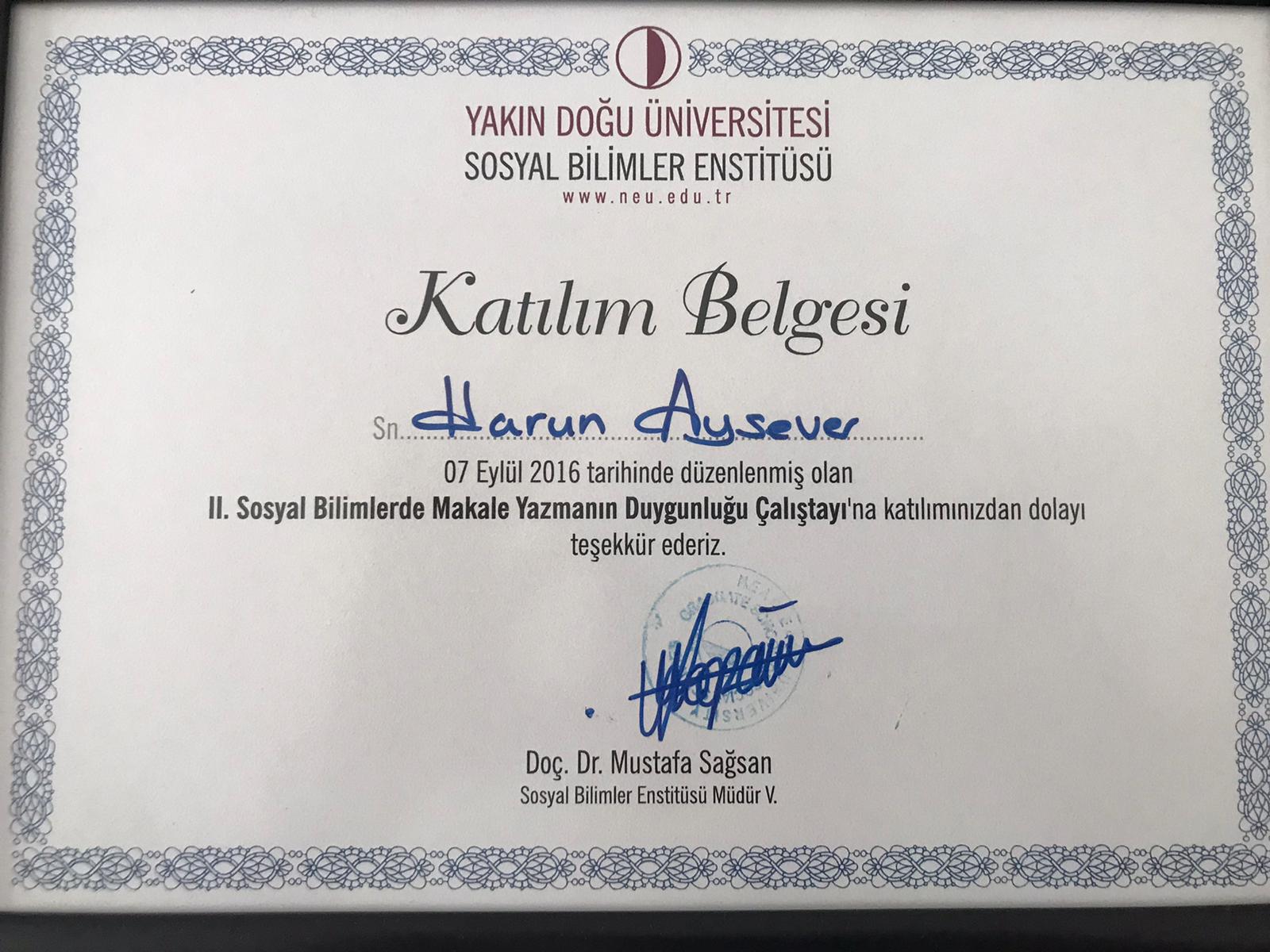 Çalışma ortamı 5