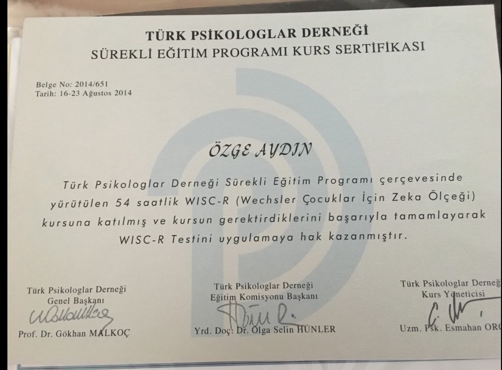 Çalışma ortamı 6
