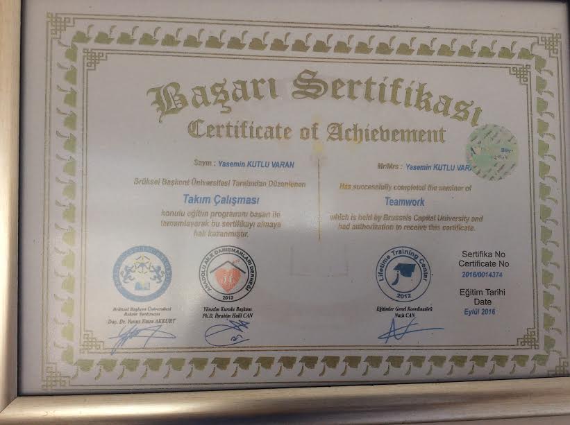 Çalışma ortamı 6