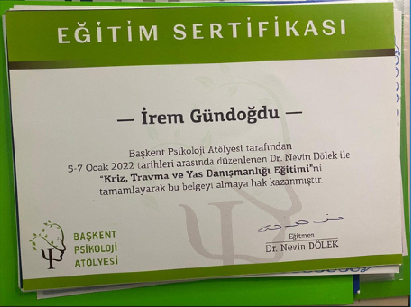Çalışma ortamı 1