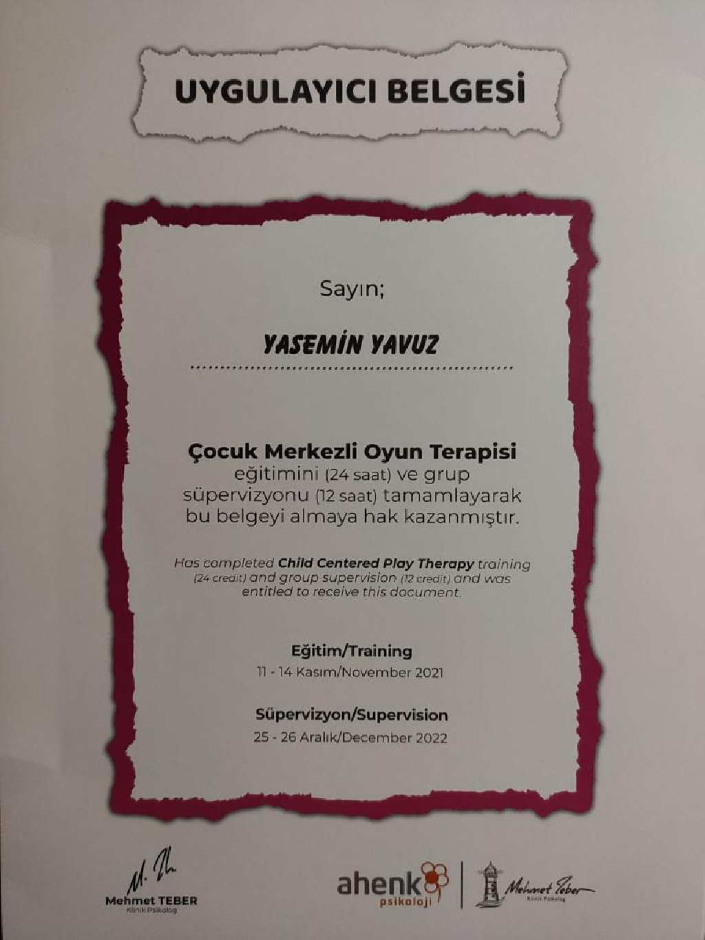 Çalışma ortamı 6