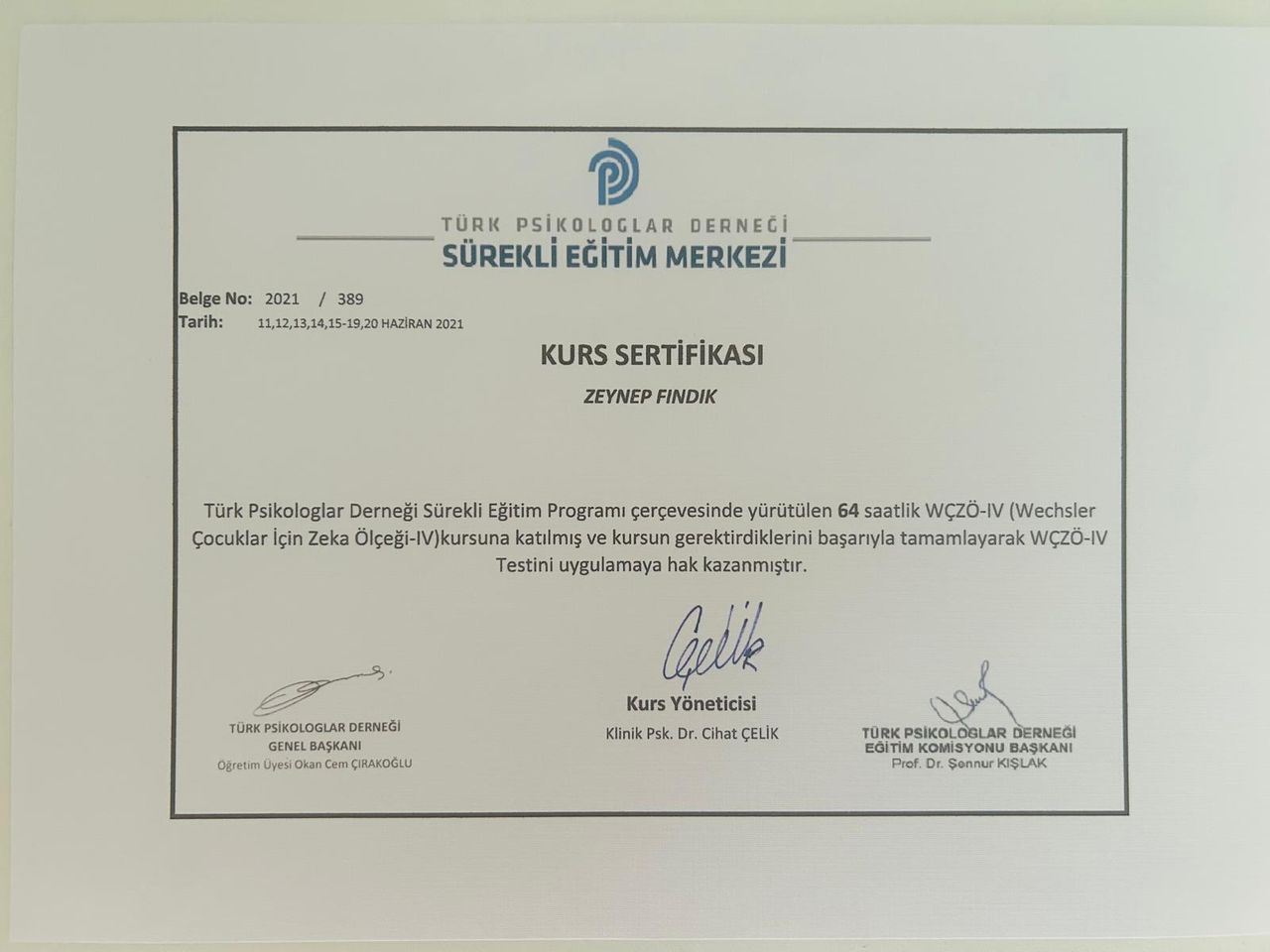 Çalışma ortamı 3